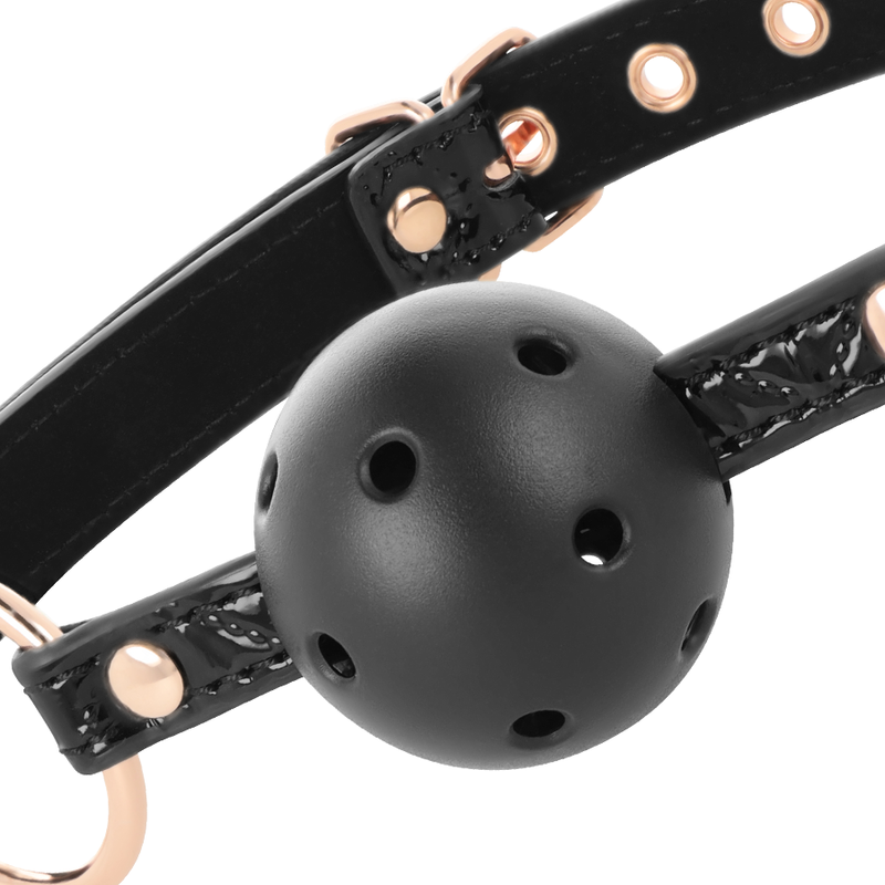 Begme Black Edition-Black Edition Kugelbiss aus veganem Leder · Sextoys (Bild 6)