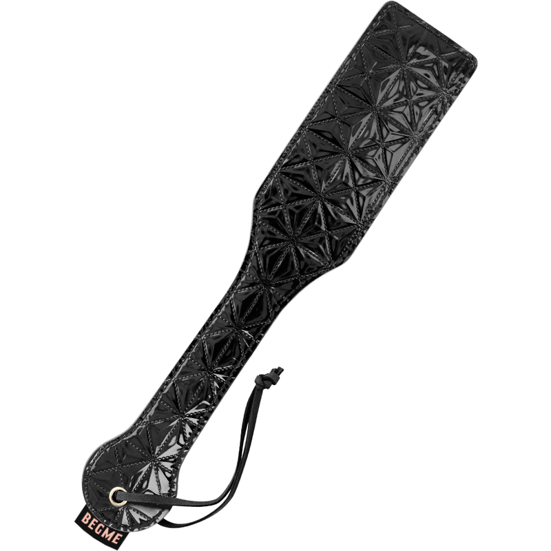 Begme Black Edition-Paddle aus veganem Leder Black Edition