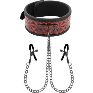 Begme-Halskette mit Nippelklemmen, gefüttert mit Neopren · Sextoys (Bild 9)