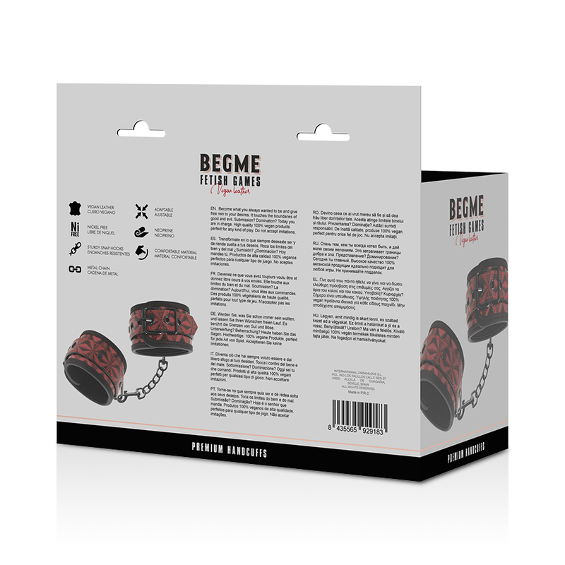 Begme Red Edition-Red Edition Handschellen Premium mit Beschichtung · Sextoys (Bild 9)