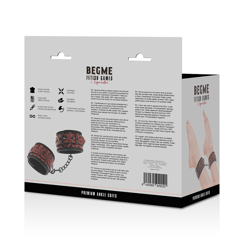 Begme Red Edition-Rot Premium Handschellen für Kabel · Sextoys (Bild 10)