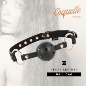 Coquette Fantasy-Fantasy Mundtuch mit atmungsaktiven Ball-Metall · Sextoys (Bild 2)
