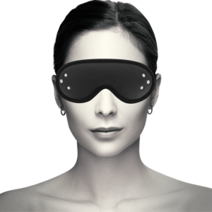 Coquette Fantasy-Blinde Maske aus veganem Leder · Sexy Damen-Dessous (Bild 4)