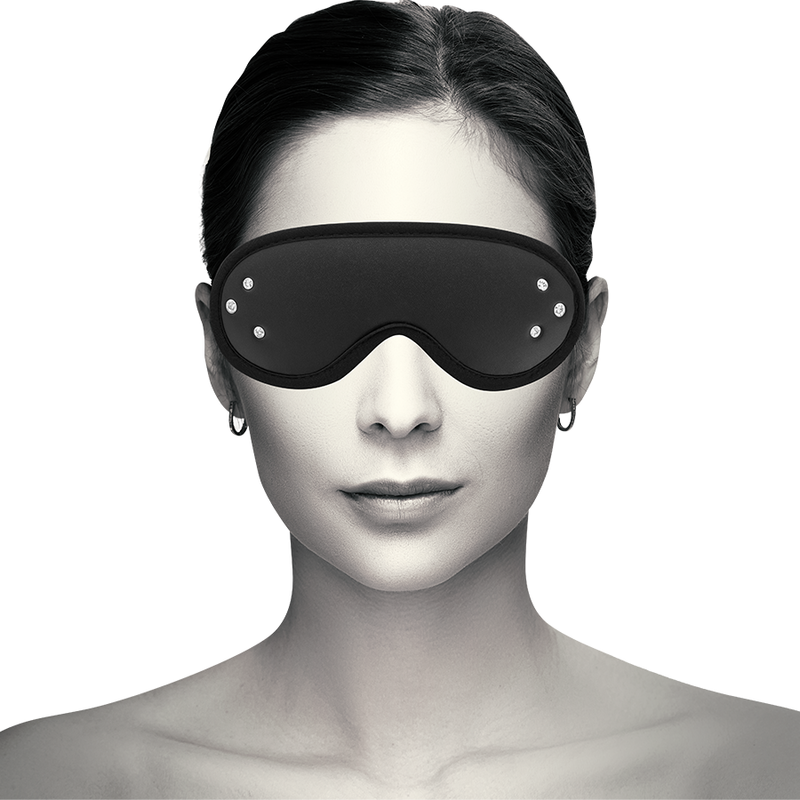 Coquette Fantasy-Blinde Maske aus veganem Leder · Sexy Damen-Dessous (Bild 4)