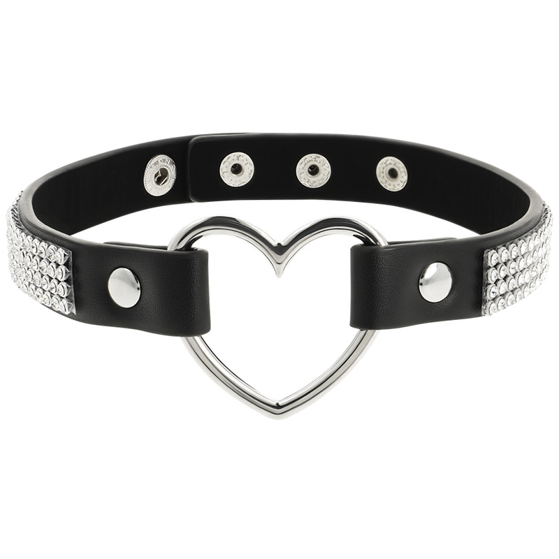 Coquette Accessories-Halskette Choker in Pelle Vegana mit Herz · Sextoys (Bild 3)