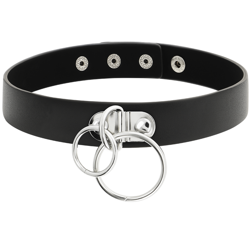 Coquette Accessories-Double Choker mit Ringen der Haut Vegana · Sextoys (Bild 3)