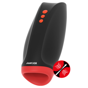 Jamyjob-Novax Masturbator a Vibration und Kompression-Silikon, 10 · Vibratoren (Bild 7)