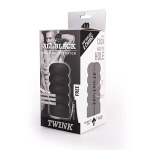 All Black-Masturbation Twink · Sextoys (Bild 2)
