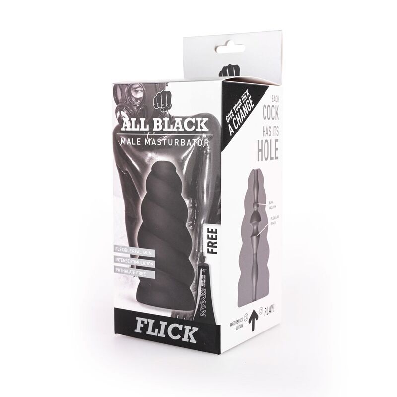 All Black-Masturbator Flick TPR · Sextoys (Bild 4)