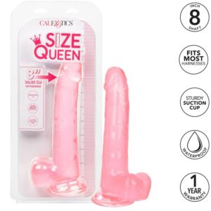 Calexotics-Größe Queen Dildo Rosa 20.3 cm-TPR, Wasserdicht, Saugnapf · Vibratoren (Bild 5)