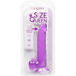 Calexotics-Größe Queen Dildo Lila 20.3 cm-TPR, Wasserdicht, Saugnapf · Vibratoren (Bild 5)