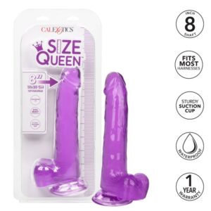 Calexotics-Größe Queen Dildo Lila 20.3 cm-TPR, Wasserdicht, Saugnapf · Vibratoren (Bild 7)