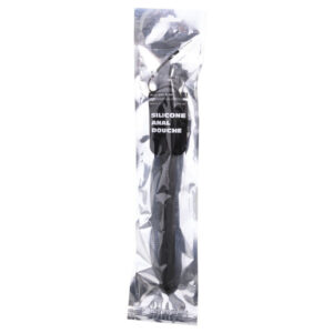 All Black-Aufblasbare Anal-Dusche aus Silikon 27 cm · Hygiene & Pflege (Bild 2)