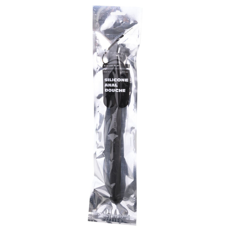 All Black-Aufblasbare Anal-Dusche aus Silikon 27 cm · Hygiene & Pflege (Bild 2)
