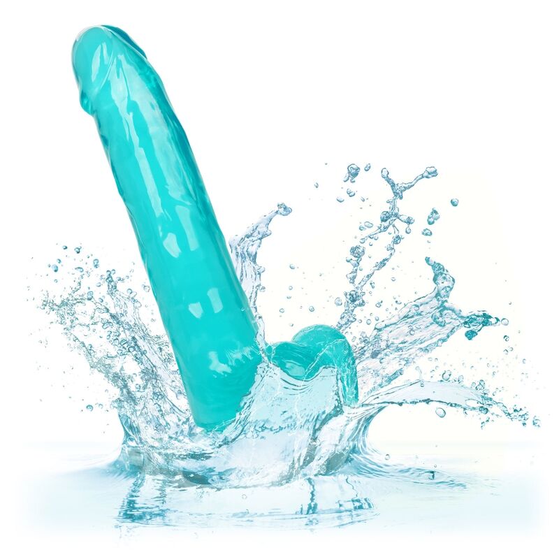 Calexotics-Size Queen Dildo Blau 20,3 cm-TPR, Wasserdicht · Vibratoren (Bild 3)
