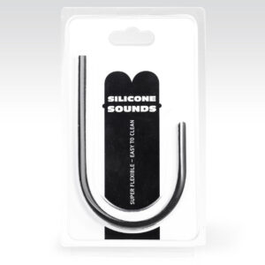 All Black-6 mm Urethral-Sonda aus Silikon · Sextoys (Bild 2)