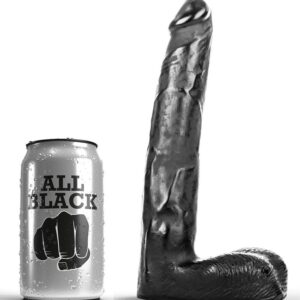 All Black-Realistischer Dildo 21 cm
