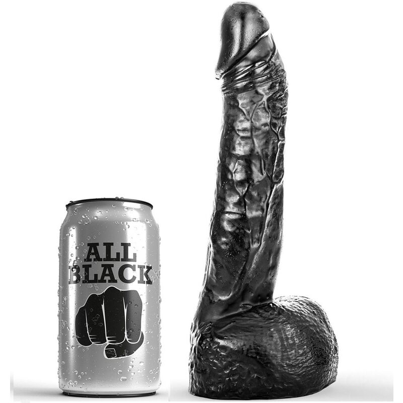 All Black-Dildo für Fisting 20 Cm-Silikon · Sextoys