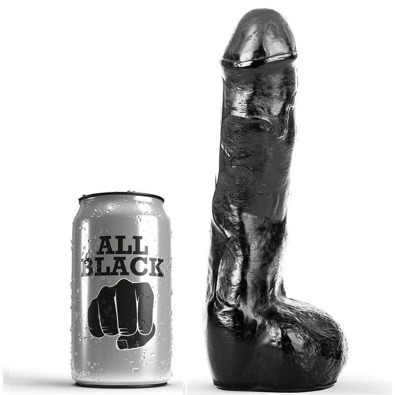 All Black-Dildo Realistische Anal 20 cm-Silikon · Sextoys