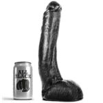All Black-Dildo 29 cm Curvato-PVC · Sextoys