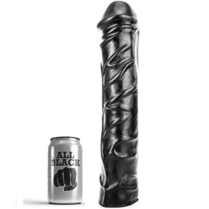 All Black-Dildo Riesiger Riese Weich 32 Cm-TPR · Sextoys