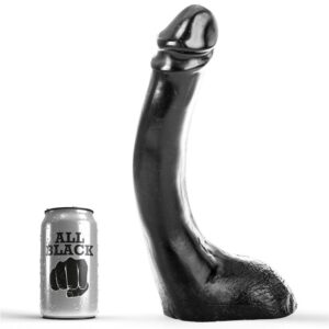 All Black-Fisting-Dildo 29 cm-Silikon