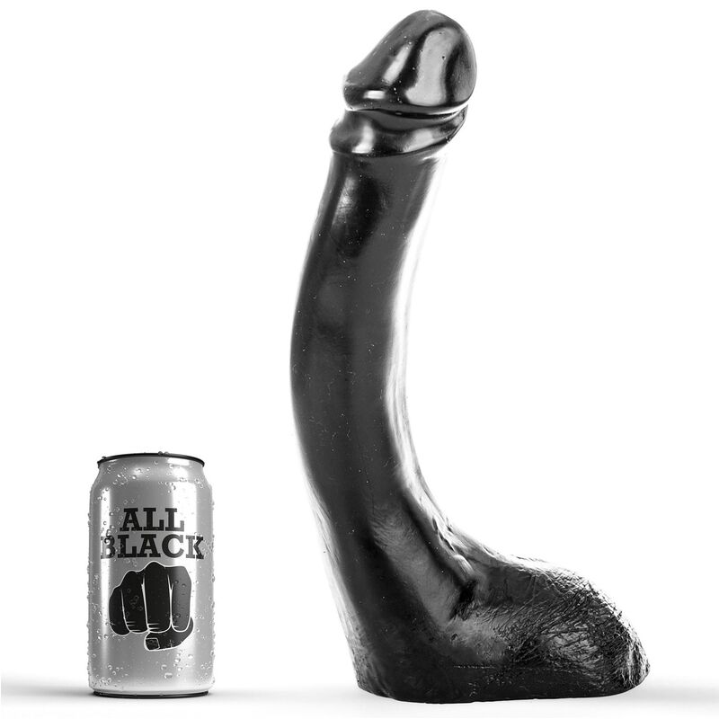 All Black-Fisting-Dildo 29 cm-Silikon