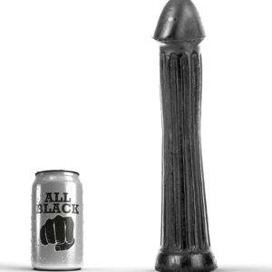 All Black-Plug Dildo 31 cm-Silikon