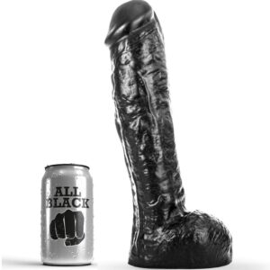 All Black-Dildo 29 cm-Silikon · Sextoys