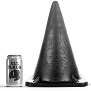 All Black-Plug Dreieck 30 cm-Silikon · Sextoys