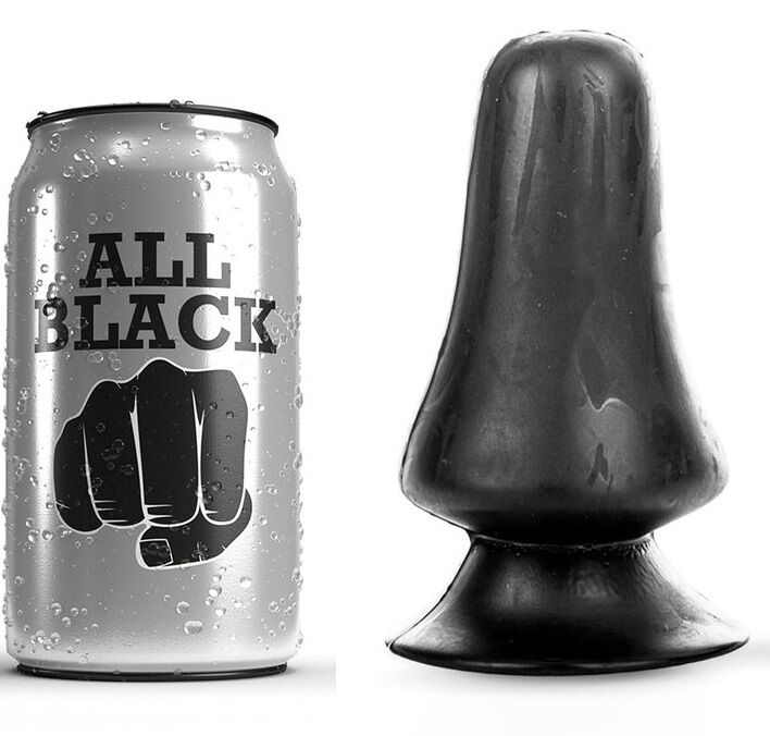 All Black-Analplug 12 Cm-Silikon · Sextoys