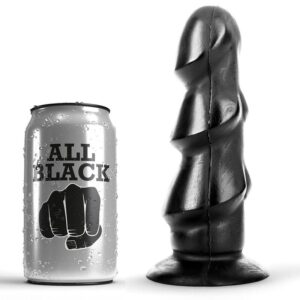 All Black-Dildo 17 cm-Silikon · Sextoys