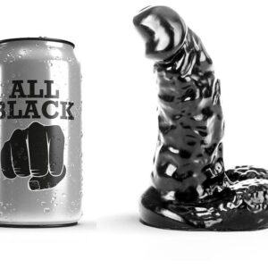 All Black-Dildo 13 cm-Silikon · Sextoys