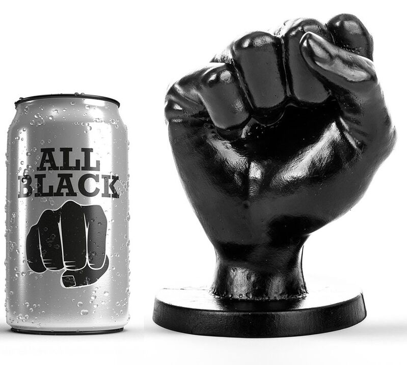 All Black-Analplug Faustform 14 cm-Waterproof · Sextoys