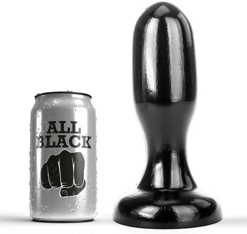 All Black-Analplug 19,5 cm-PVC, Wasserdicht