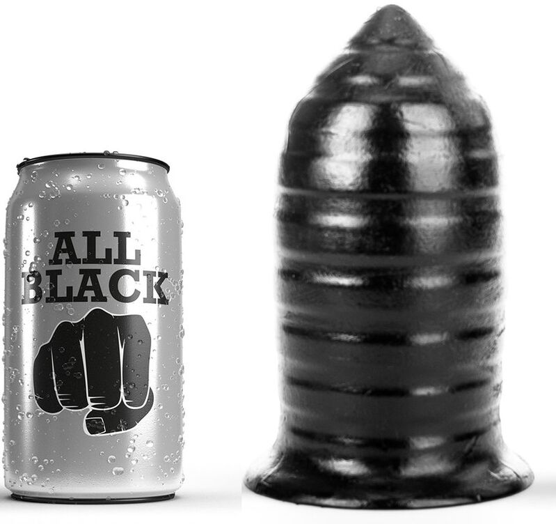 All Black-Analplug 16 cm-wasserdicht