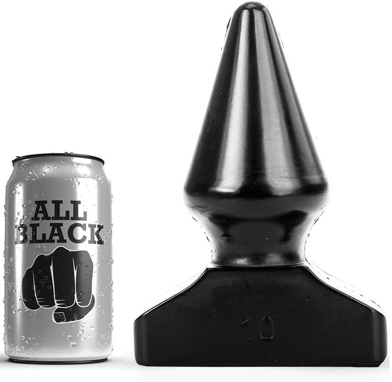 All Black-Analplug 20,5 cm-Silikon, Wasserdicht · Sextoys