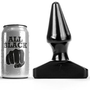 All Black-Analplug 16 cm-PVC, Wasserdicht · Sextoys