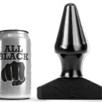 All Black-Analplug 15,5 cm-Silikon, Wasserdicht · Sextoys