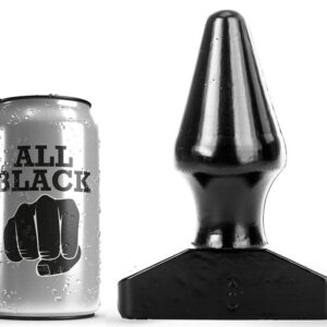 All Black-Analplug 15,5 cm-Silikon, Wasserdicht · Sextoys
