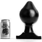 All Black-Plug 22,5 cm 12 Inch-Silikon · Sextoys