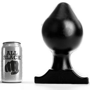All Black-Plug 22,5 cm 12 Inch-Silikon