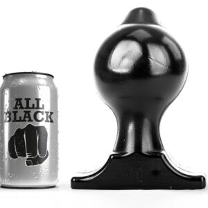 All Black-Analplug 17,5 cm Durchmesser 10 cm-Silikon · Sextoys