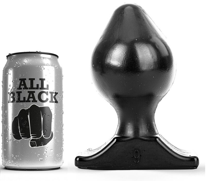 All Black-Plug 16,5 cm-Silikon · Sextoys
