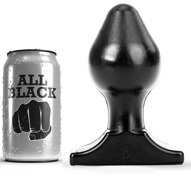 All Black-Analplug 16×8 cm-Waterproof · Sextoys