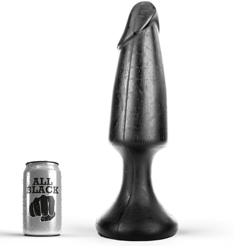 All Black-Analplug 35 cm-Silikon