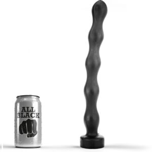 All Black-Analplug Typ Kugel 32 cm-Silikon · Sextoys
