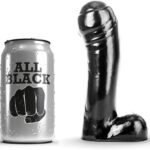 All Black-Dildo Schwarz 15 Cm-Silikon · Sextoys