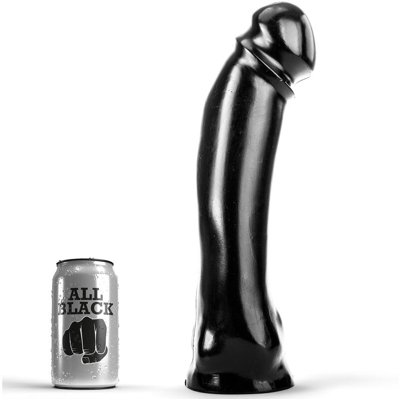 All Black-Dong 33 cm-PVC