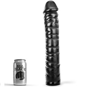 All Black-Dong 38 cm-Silikon · Sextoys